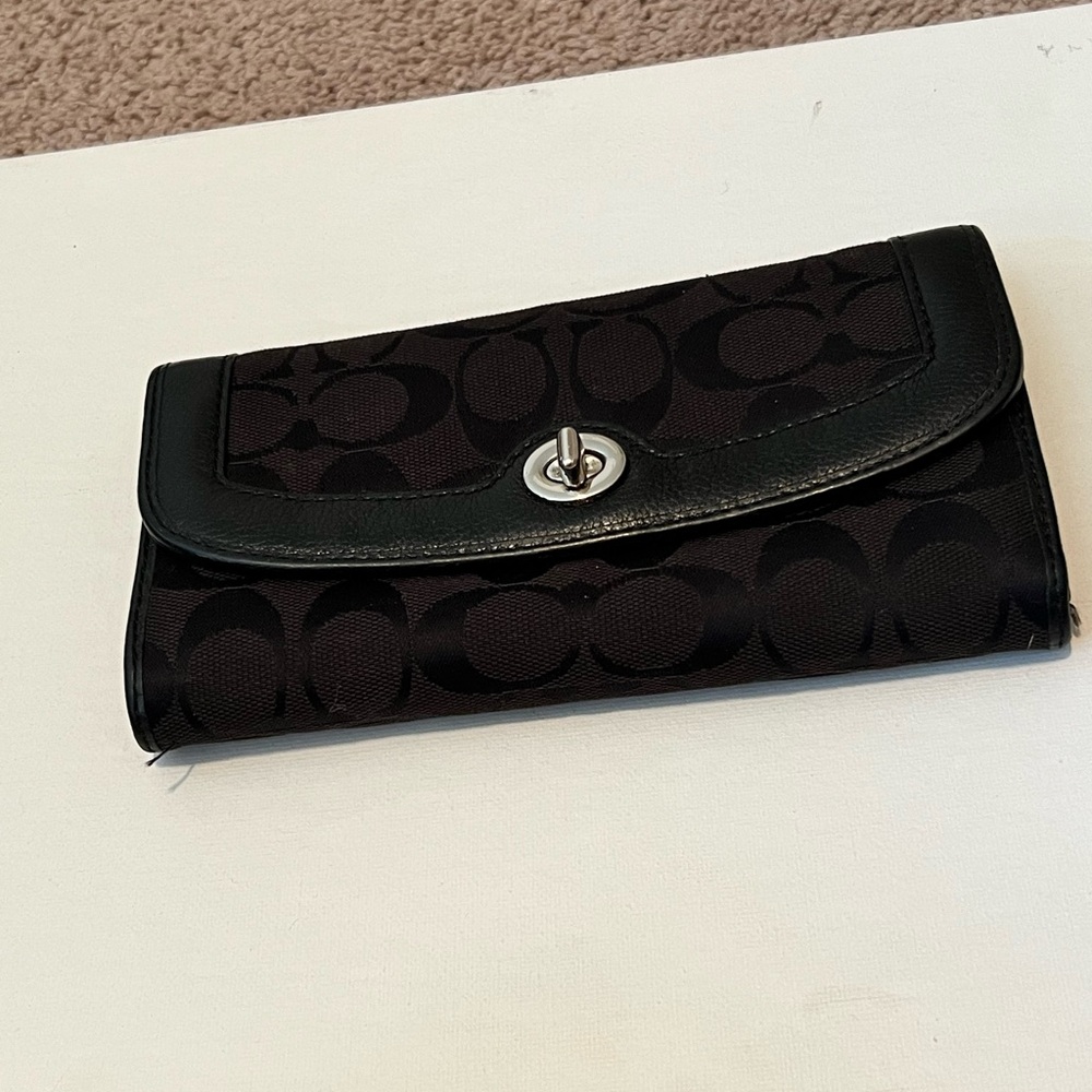 Black Coach Wallet
